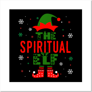 Family Christmas Matching Squad Outfit Elf Funny Spiritual Posters and Art